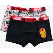 Marvel Boxer Unterhosen 2er-Pack, Mehrfarbig, 110-116
