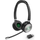 Yealink WH62 Portable Kopfhörer Kabellos Kopfband Anrufe/Musik Schwarz, Grau
