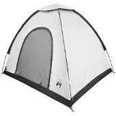 vidaXL Campingzelt 2 Personen Weiß Blackout