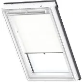Velux Dachfensterrollo "mit Haltekrallen RHL PK00 9050" Lichtschutz Sichtschutz ohne Bohren freihängend Lichtregulierung und Privatsphäre