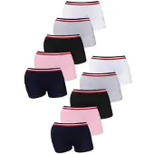 LOREZA 10er Set Pantys - Streifen - Bunt | Gr.: 116/122