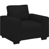 vidaXL Sessel Schwarz 100x77x82 cm Stoff