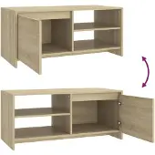 vidaXL Couchtisch Sonoma-Eiche 102x50x45 cm Holzwerkstoff
