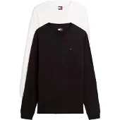 Tommy Hilfiger Langarmshirt-Set DM0DM22148 Schwarz Slim Fit