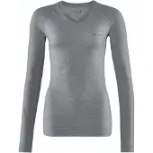 Falke Langarmshirt "Langarmshirt", Kinder, Gr. M, grau, heather (3757), Shirts Langarmshirt