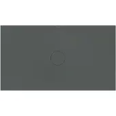 Bette BetteAir Duschfliese mit Minimum-Träger und BetteGlasur Plus, 1600x900mm, 7364-403PLUS,T2, Farbe: Smoke matt