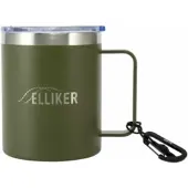 Elliker Reisebecher Malton Vacuum Insulated Camp Mug 12oz Green 355ml