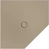 Bette BetteFloor Caro Fünfeck-Duschwanne mit BetteGlasur Plus, 1000x1000mm, 7211-415PLUS, Farbe: Cashmere