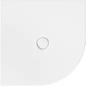 Bette BetteFloor Corner Viertelkreis-Duschwanne mit BetteGlasur Plus, 900x900mm, 5421-414PLUS