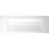 Bette BetteAqua Einbauwaschtisch, 1 Hahnloch, ohne Überlauf, 1400x495x80mm, A072-000HLW1,PW