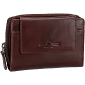Green Burry Greenburry Geldbörse Leder Newport Damen Portemonnaie 15x10x4 cm braun