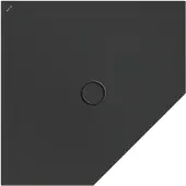 Bette BetteFloor Caro Fünfeck-Duschwanne mit BetteGlasur Plus, 1000x1000mm, 7211-402PLUS, Farbe: Slate matt