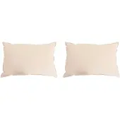 vidaXL Kopfkissen 2 pcs Beige 60 x 70 cm Kapokfaser