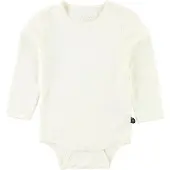 Minymo Kinder Langarmbody "Body LS" in Weiß | Gr.: 86