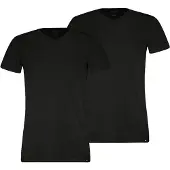 Puma Herren T-Shirts, 2er Pack - V-Neck Tee 2P, V-Ausschnitt, Regular Fit, Baumwolle, einfarbig
