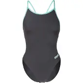 Arena Badeanzug, Damen Lace Back SOLID