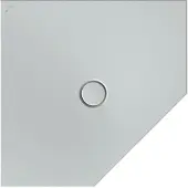 Bette BetteFloor Caro Fünfeck-Duschwanne mit BetteGlasur Plus, 900x900mm, 7191-002PLUS