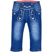 Bondi Lange Trachten Jeans "Gipfelkraxler" Jogg Denim für Jungen 91469 | Blau Größe: 68