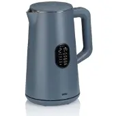 kela Wasserkocher Santos 1,5 L dunkelgrau LED-Display 10135