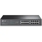 TP-LINK TL-SG1016PE, Managed, L2, Gigabit Ethernet (10/100/1000), Vollduplex, Power over Ethernet (PoE), Rack-Einbau
