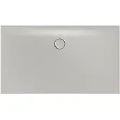 Bette BetteFloor Side Duschwanne mit Minimum-Wannenträger und BetteGlasur Plus, 1400x800mm, 3379-410PLUS,T1, Farbe: Silver