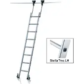 Zarges Regalleiter fahrbar Stella Trec LH mit 14 Sprossen