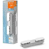 Ledvance LED Smart+ Badezimmerleuchte Orbis Wall Duplo Silber IP44 15W 1400lm 3000K-6500K Dimmbar App Google Alexa WiFi