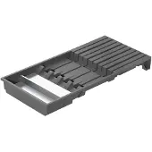 Blum Ambia-Line Messerhalter für die Schublade - 186x43x409mm, oriongrau matt