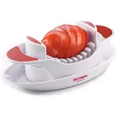 Westmark Tomatenschneider, Mit 8 extra scharfen, gezahnten Klingen zum einfachen Schneiden von Tomaten, 1 Stück