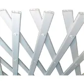 Nortene Trelliflex Erweiterbares Kunststoff-Spalier 1 x 3 m - Weiß