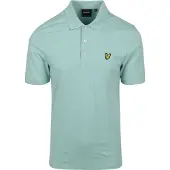 Lyle & Scott Plain Kurzarm-poloshirt Blau M Mann Blau M