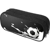 Toybit Schulmäppchen mit zwei Fächern Fußball