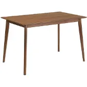 Miliboo - Rechteckiger Esstisch dunkles Holz Nussbaum L120 cm ELION