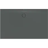 Bette BetteFloor Side Duschwanne mit Minimum-Wannenträger und BetteAntirutsch Pro, 1600x1000mm, 3397-403AE,T1, Farbe: Smoke