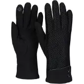 StyleBREAKER Baumwollhandschuhe "Touchscreen Handschuhe mit weichem Riffel Muster" 1 Stk.