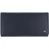 Golden Head Leder Geldbörse Polo RFID Protect Damenbörse 2802 Marineblau dunkelblau
