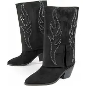 Montevita Stiefelette mit Absatz, Faldde2 Schwarz
