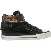 British knights Sneaker Mädchen Roco Schwarz/Braun Leopardenprint-Schuhgröße 35