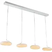 Globo Lighting Globo Quentin Hängeleuchte Weiß, 1xLED; 42506-28H
