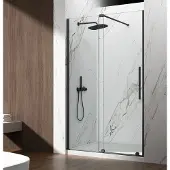 Gelco SPIRIT BLACK Duschtür 1100 mm, Klarglas