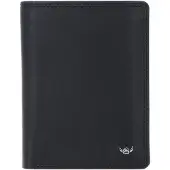 Golden Head Leder Geldbörse Polo RFID Protect Kombischeintasche 1286 Black schwarz