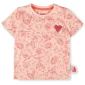 Sigikid T-Shirt Pink Birds in Hellrosa | Gr.: 104