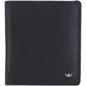 Golden Head Leder Kartenetui Polo RFID Protect Kombischeintasche ohne Münzfach 1255 Schwarz