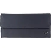Golden Head Leder Geldbörse Polo RFID Protect Damenbörse 2828 Marineblau dunkelblau