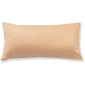 Doris Meyer Uni Interlock Jersey Bettwäsche Kissenbezug einzeln 40x80 cm | apricot - orange