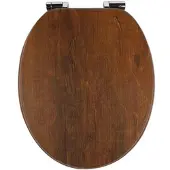 SINOBATH WC Sitz mit Absenkautomatik Warmem Dunkelbraun