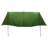 vidaXL Fahrzeugmarkise Grün 518 x 580 x 215 cm Polyester und Stahl