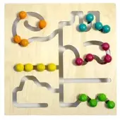 Hess Holzspielzeug Motorikbrett in Bunt | Gr.: onesize