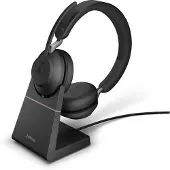 Jabra Evolve2 65 UC Stereo - Headset - On-Ear - Bluetooth - kabellos - USB-C