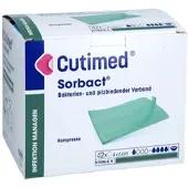 Cutimed Sorbact Kompressen 4x6cm 42 ST